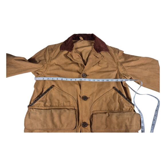 American Field The Hettrick MFG CO 1930 1940 Canvas Vintage Shooting Jacket M - Picture 6 of 7